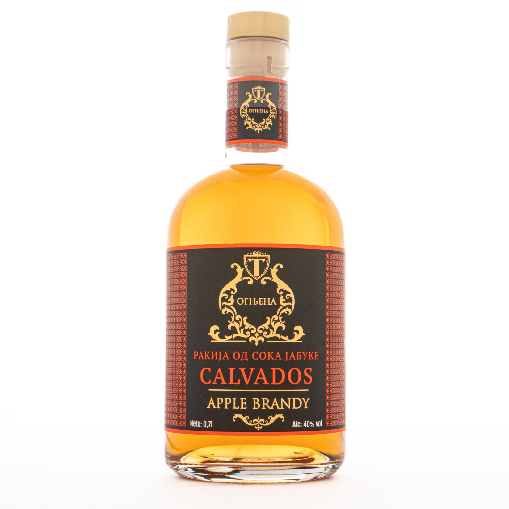 Ognjena Rakija od soka jabuke Calvados, 0.7 l