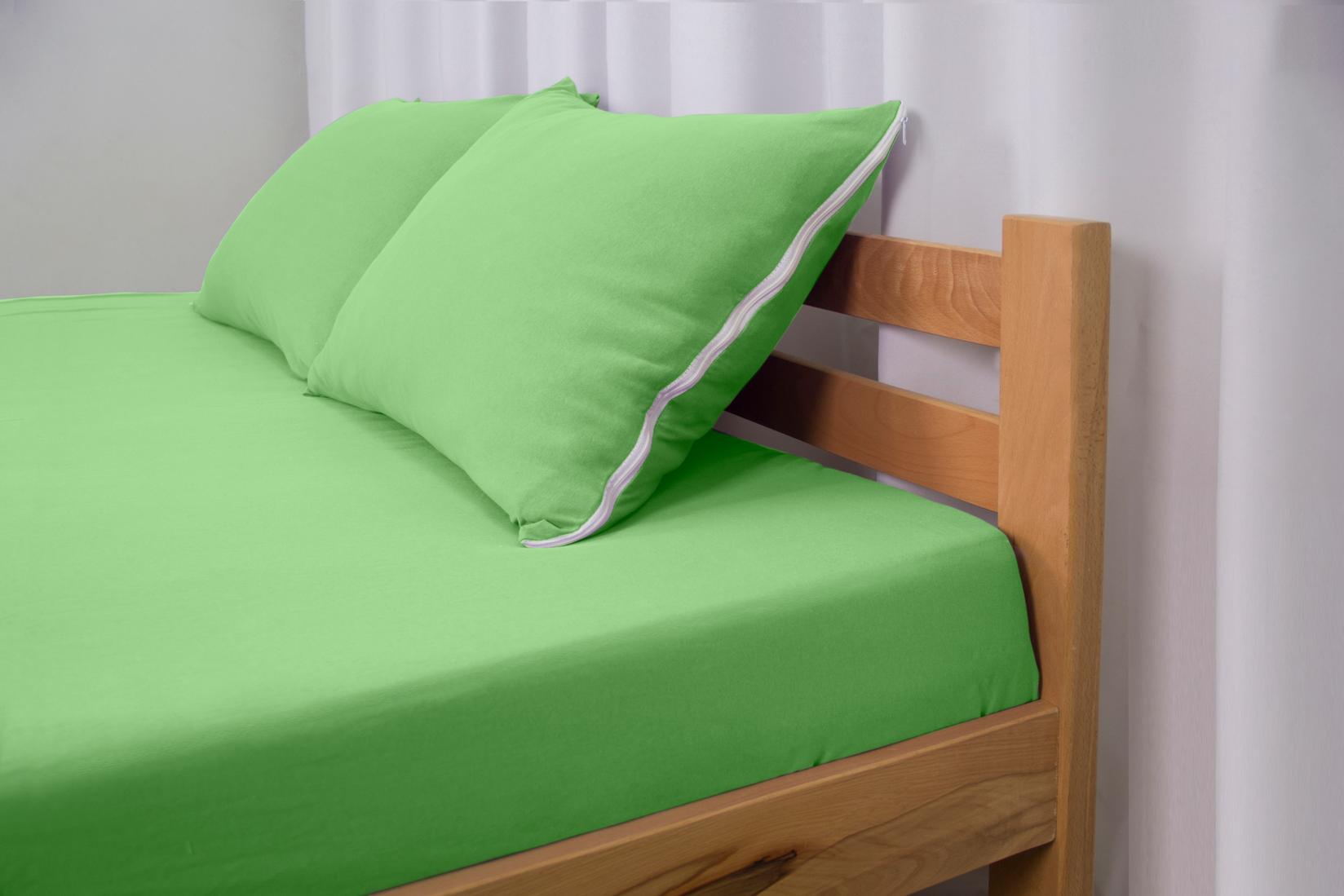 Manjatex Čaršaf sa lastišem, Za dušek od 50cm, 200x200cm, Zeleni