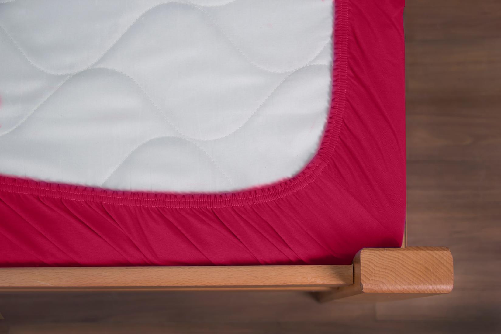 Manjatex Čaršaf sa lastišem, Za dušek od 20cm, 120x200cm, Ružičasta