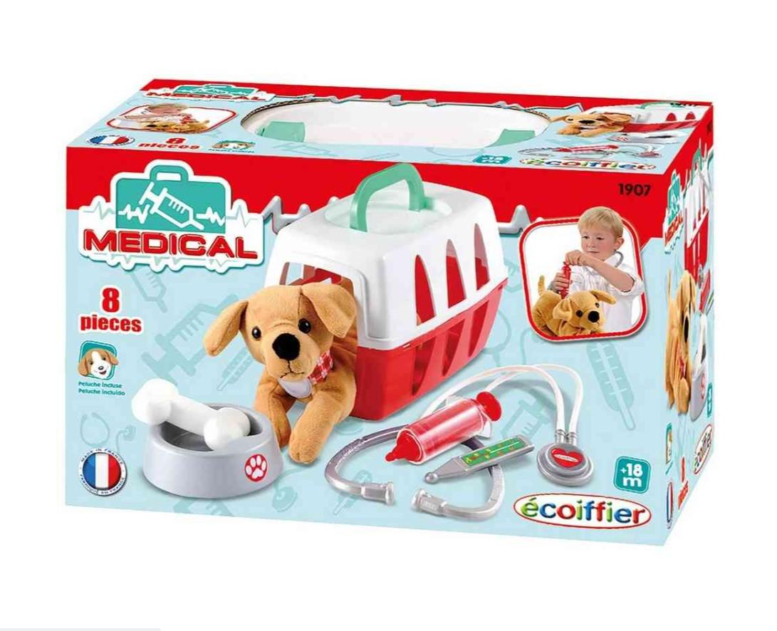 ECOIFFIER Veterinarski set sa plišanom kucom