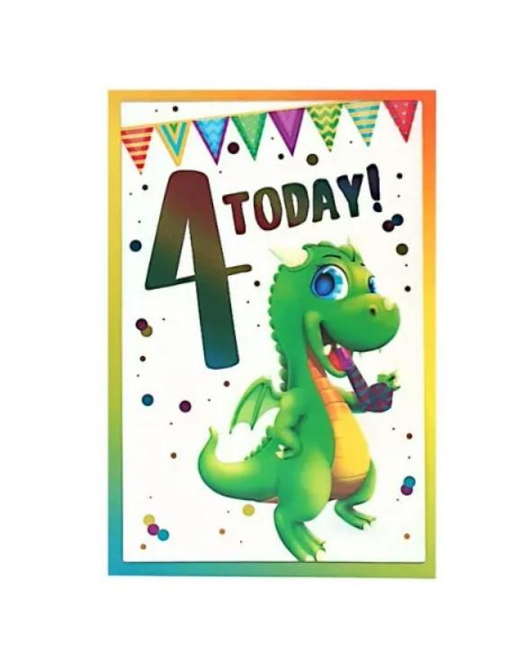 Čestitka 3D Hoorey 4 Today! (Boy)