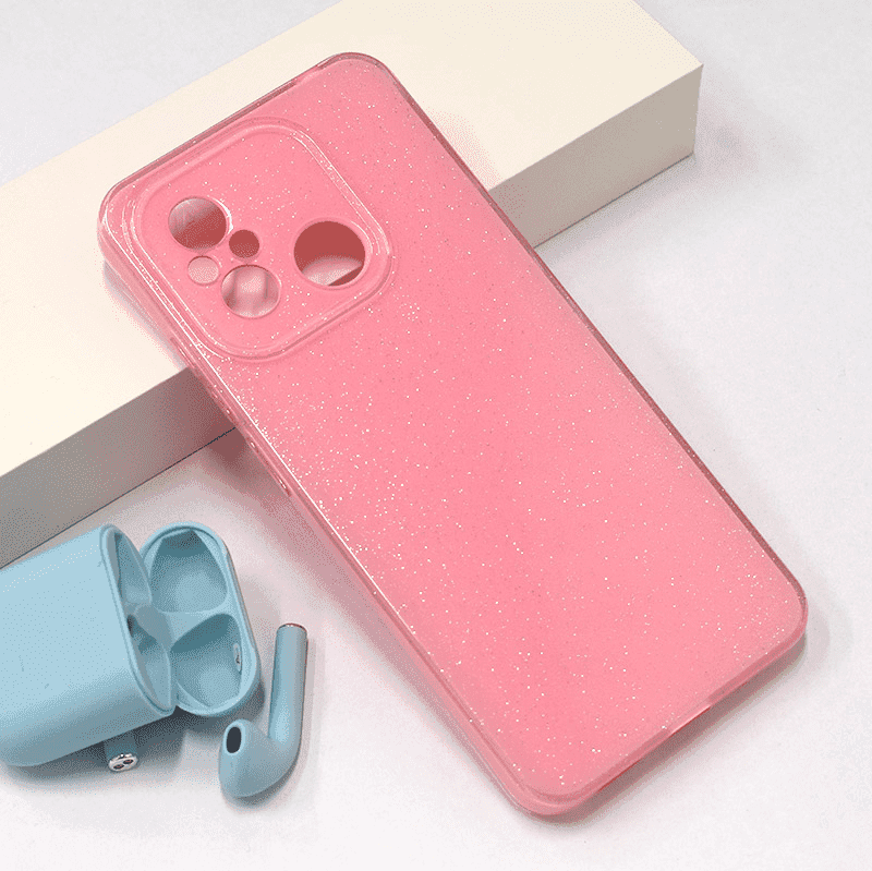 Maska za telefon Flash Crystal za Xiaomi Redmi 12C, Roze