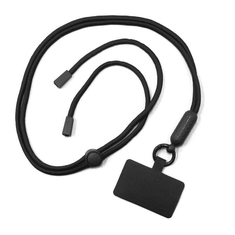Traka oko vrata za telefon Tip1, Crna