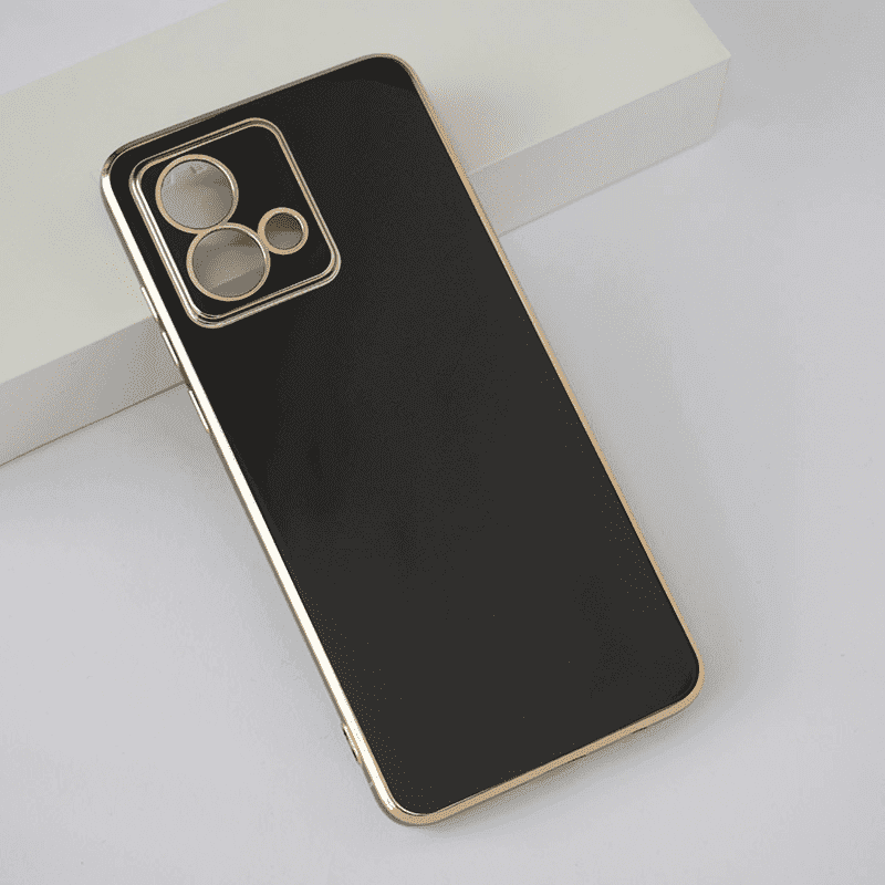 Maska za telefon Fresh Electroplated za Motorola Moto G84, Crna