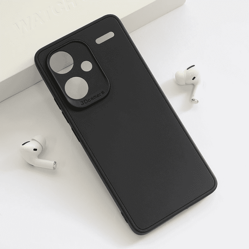 Maska za telefon 3D Camera za Xiaomi Redmi Note 13 Pro Plus, EU, 5G, Crna