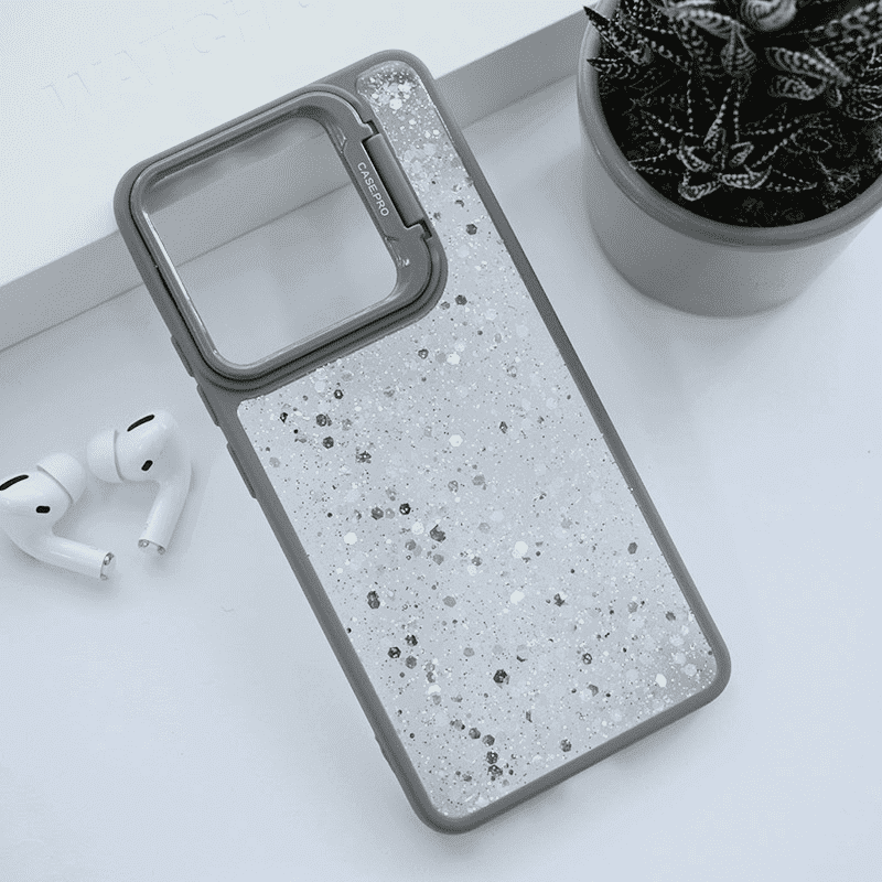 Maska za telefon Crystal Dots za Xiaomi Redmi Note 13 4G, EU, Siva