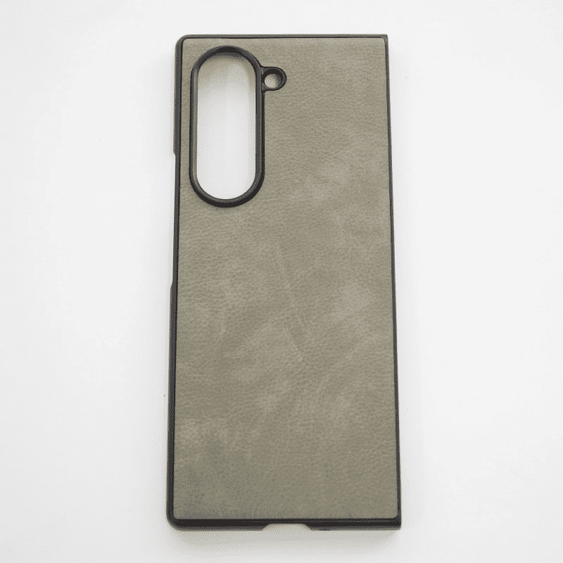 Maska za telefon Leather za Samsung Galaxy Z Fold 6/ F956B, Siva