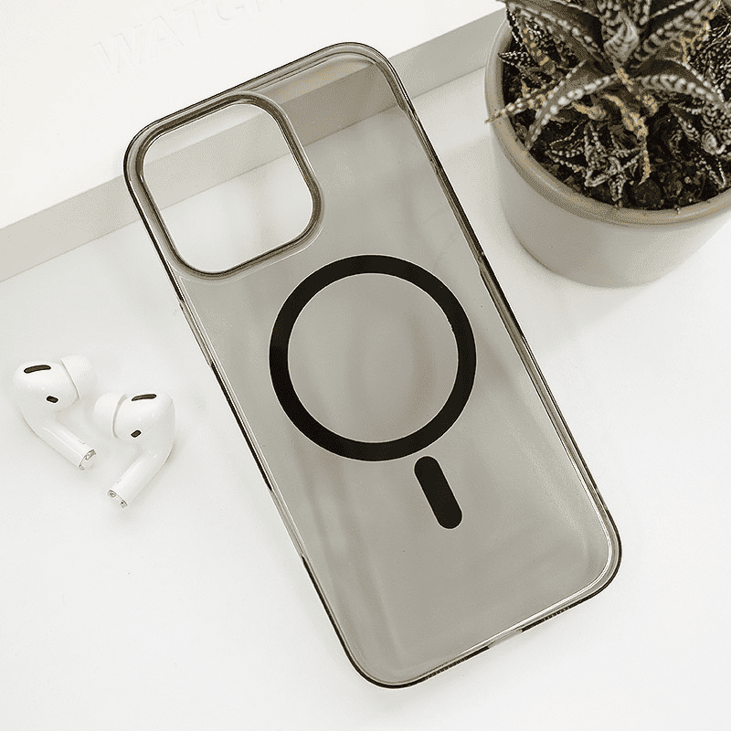 Maska za telefon Mag Case za iPhone 16 Pro, Bela