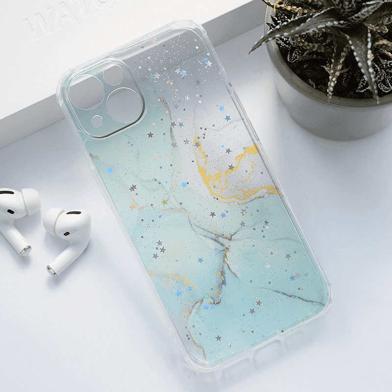 Maska za telefon Fluid Color za iPhone 13, Zelena