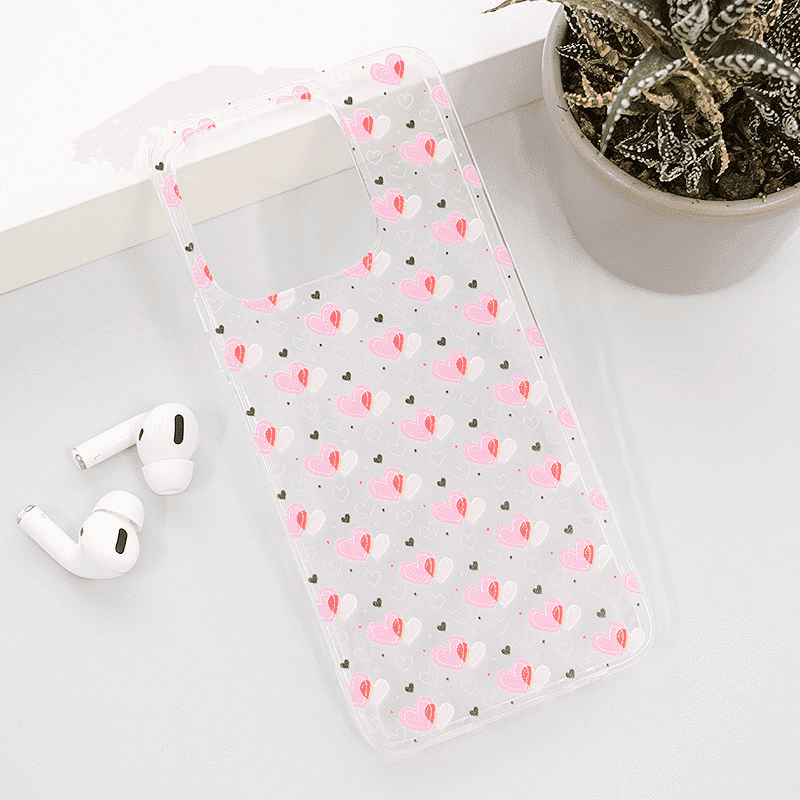 Maska za telefon Nanobit Print za Honor X6b Hearts
