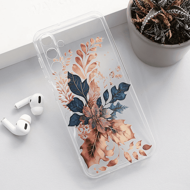 Maska za telefon Nanobit Print za Samsung A15 4G/ A155F/ A15 5G/ A156B Golden Flower