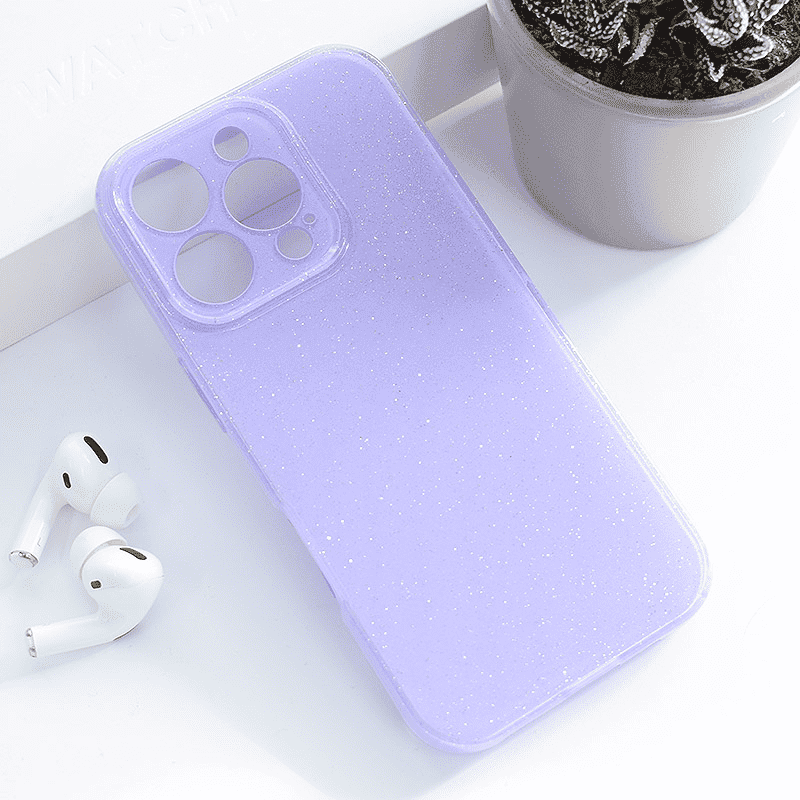 Maska za telefon Flash Crystal za iPhone 16 Pro, Lavanda