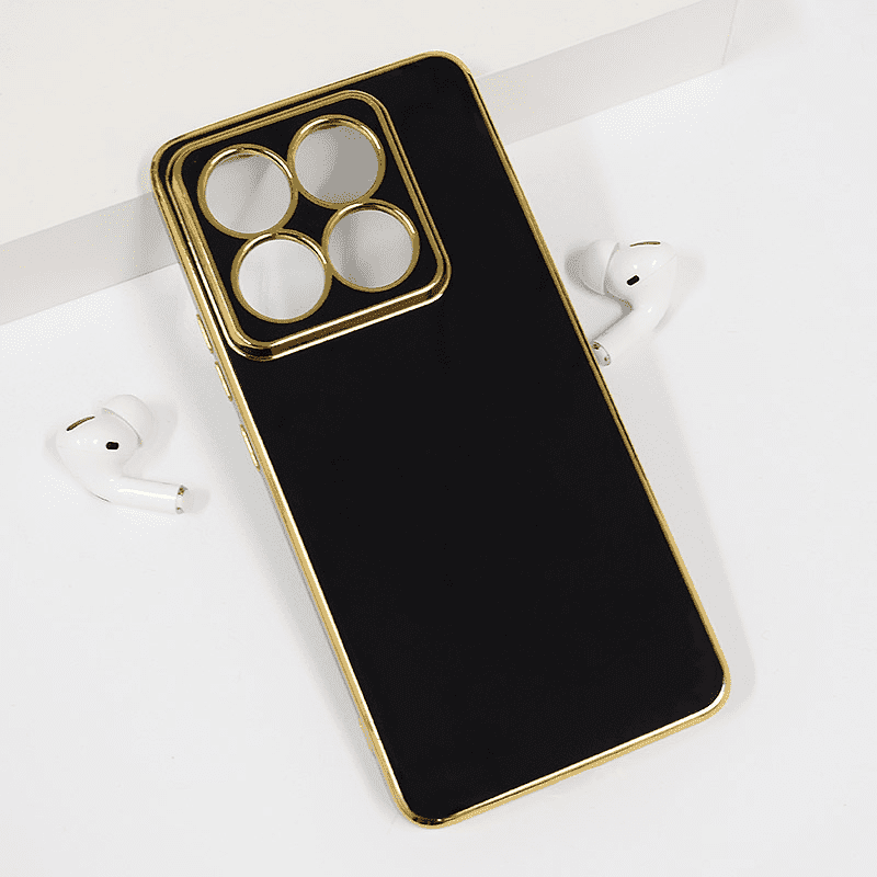 Maska za telefon Fresh Electroplated za Xiaomi 14T Pro, Crna