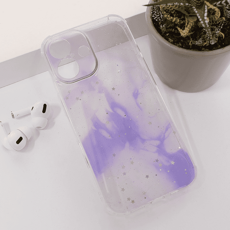 Maska za telefon Fluid Color za iPhone 16, Lavanda