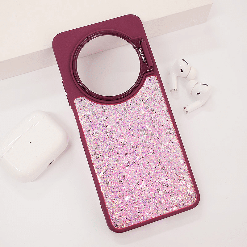 Maska za telefon Crystal Dots za Xiaomi Redmi 14C, Bordo