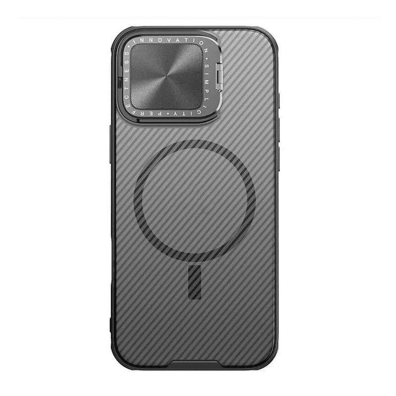 Maska za telefon Nillkin CamShield Prop Magnetic za iPhone 16 Pro Max, Crna