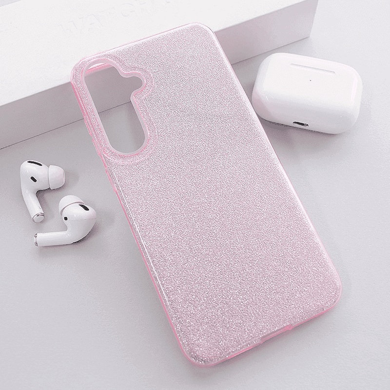 Maska za telefon Crystal Dust za Samsung S25 Plus/ S936B, Ružičasta