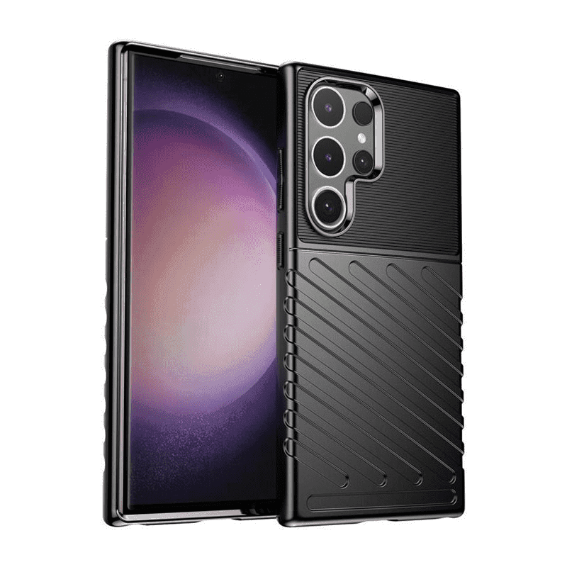 Maska za telefon Thunder za Samsung S25 Ultra/ S938B, Crna
