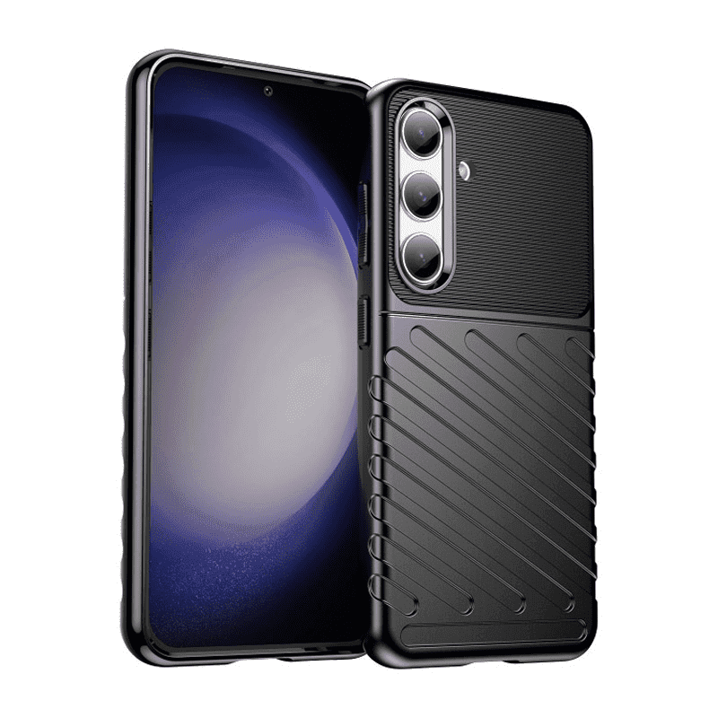 Maska za telefon Thunder za Samsung S24/ S921B/ S25/ S931B, Crna
