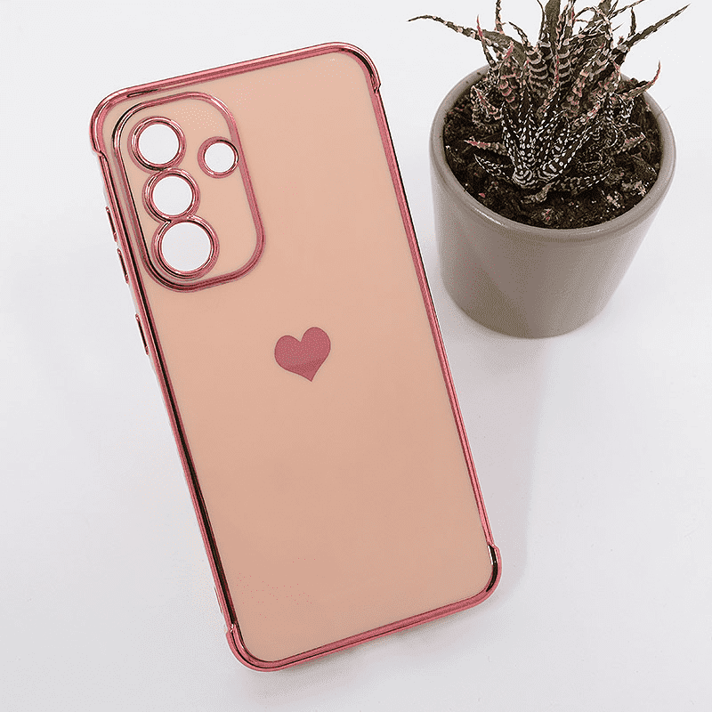 Maska za telefon Heart Frame za Samsung A56 5G/ A566B, Roze