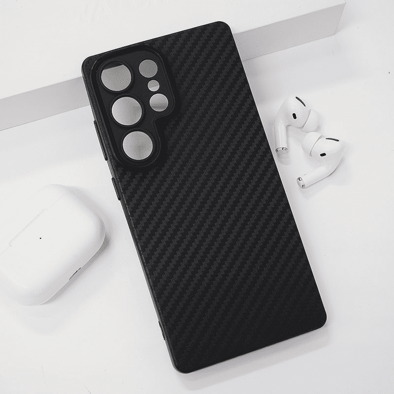 Maska za telefon Carbon fiber za Samsung S25 Ultra/ S938B, Crna