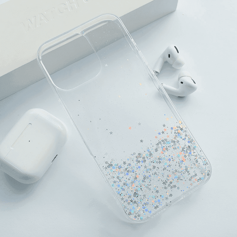Maska za telefon Stardust za iPhone 16 Pro, Srebrne boje
