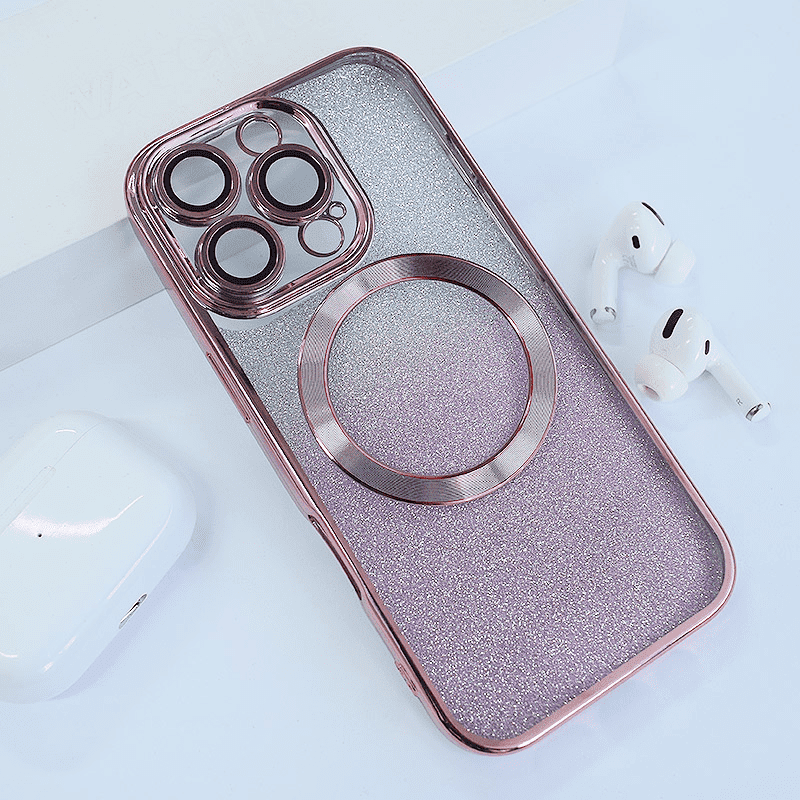 Maska za telefon Mag Case Electroplated za iPhone 16 Pro Max, Plava