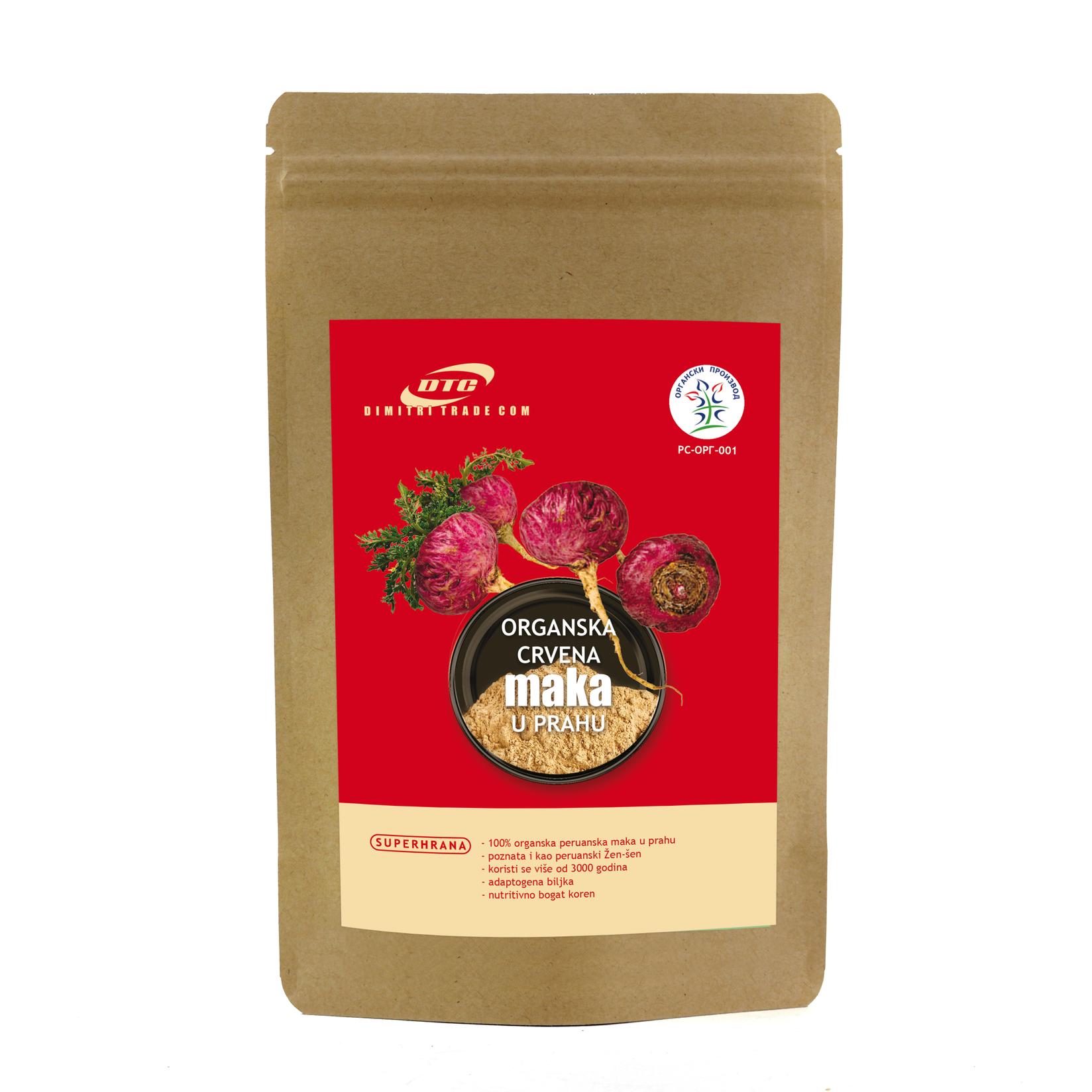DTC Organska crvena maka u prahu, 200g