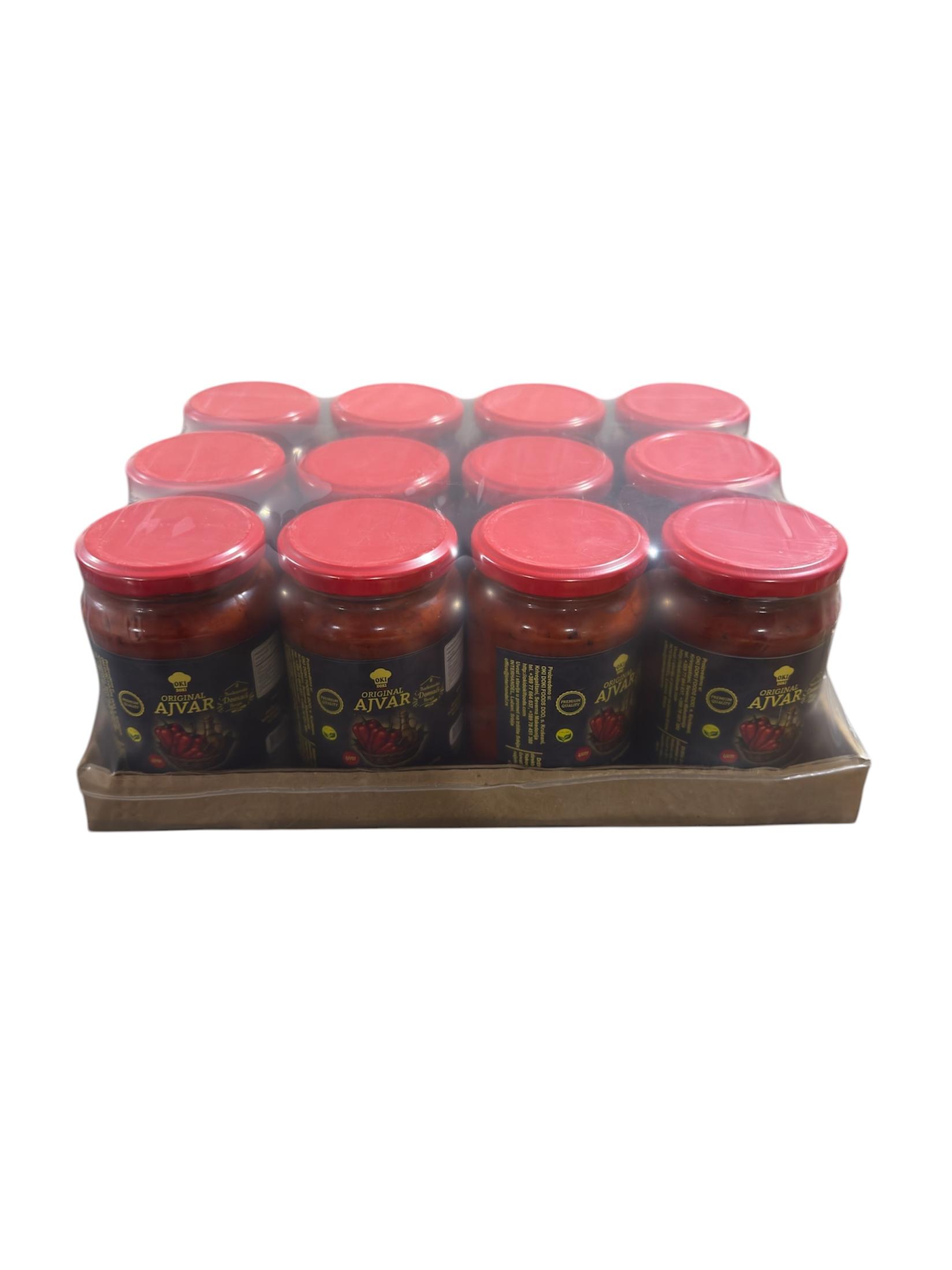 Oki Doki Ajvar original ljuti, 12 komada, 350 g