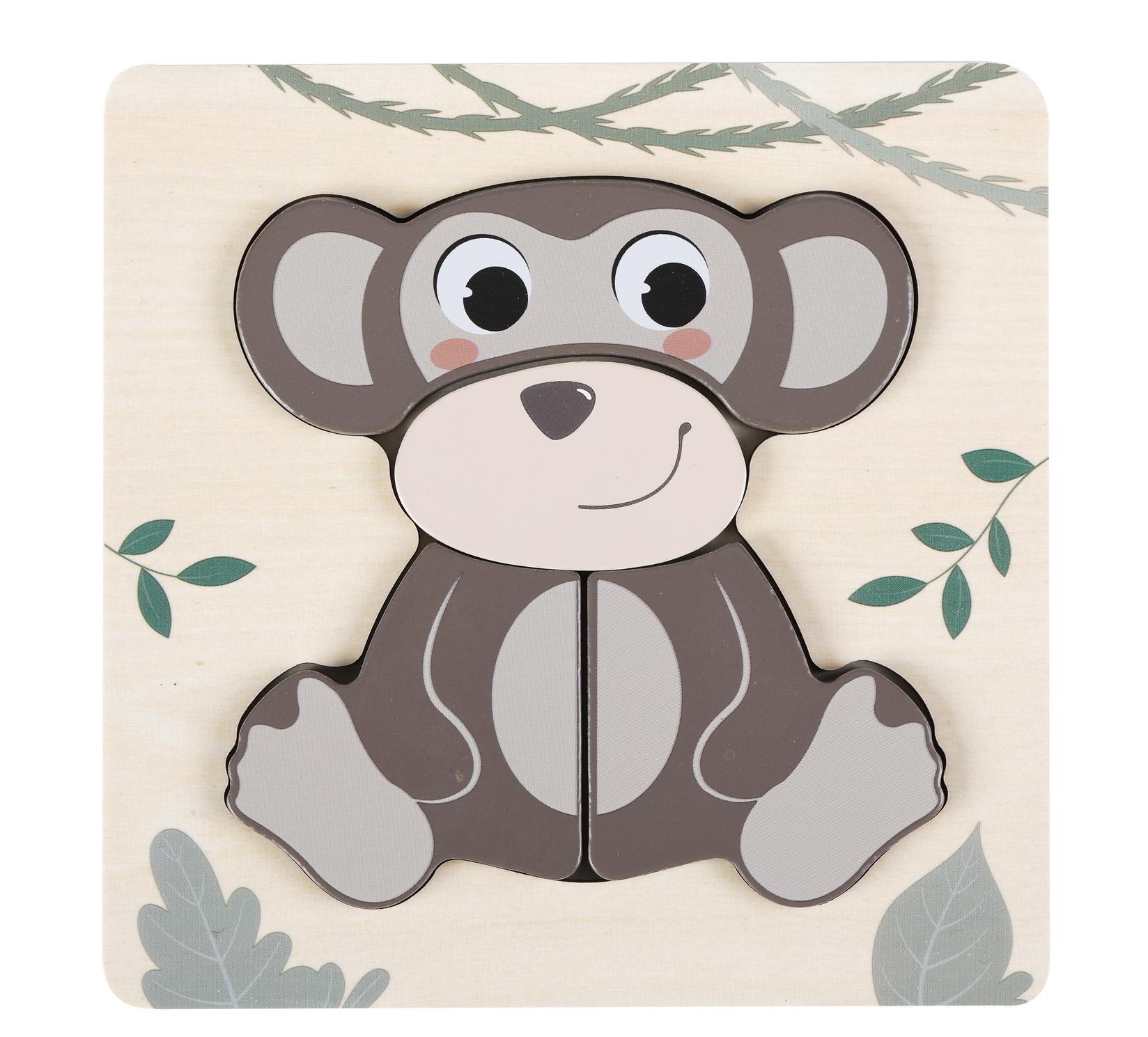 Pino 3D Slagalica Majmun, 4 elementa