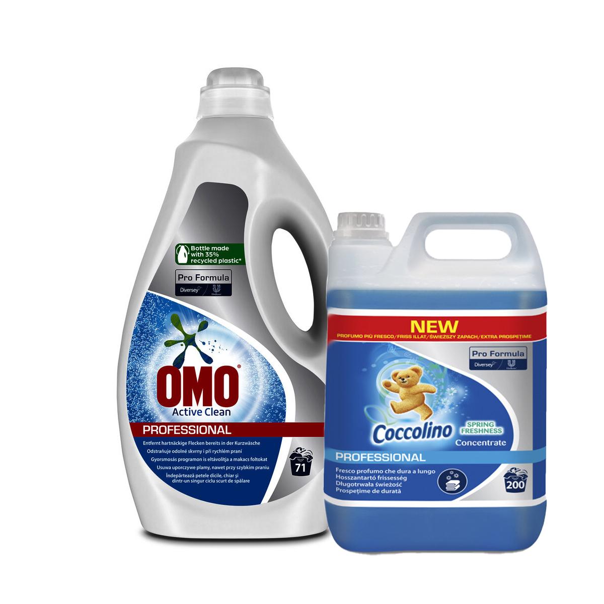 Omo i Coccolino Paket za pranje veša, 2 proizvoda