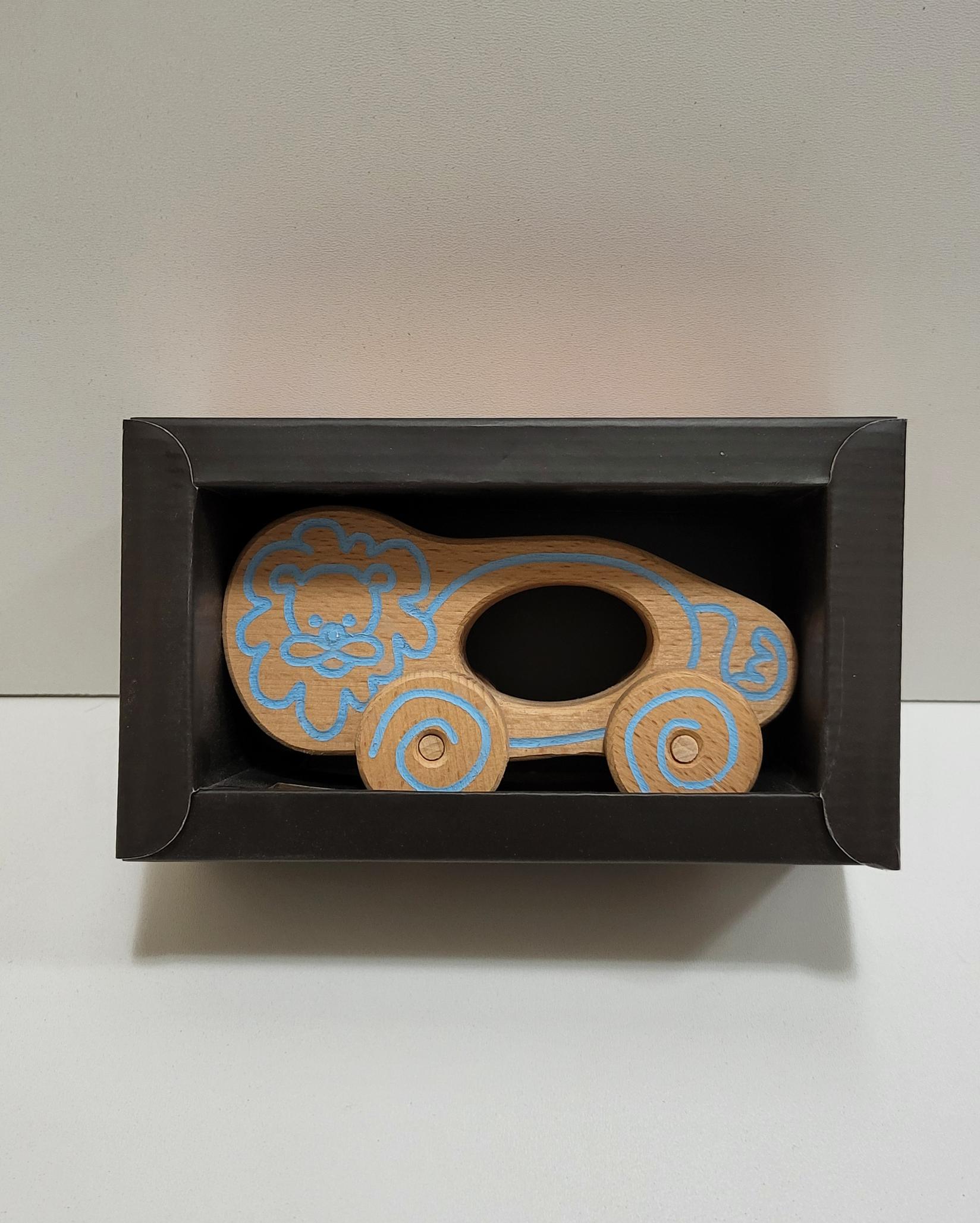 EkoStep Dečija drvena igračka Točkići Lavić