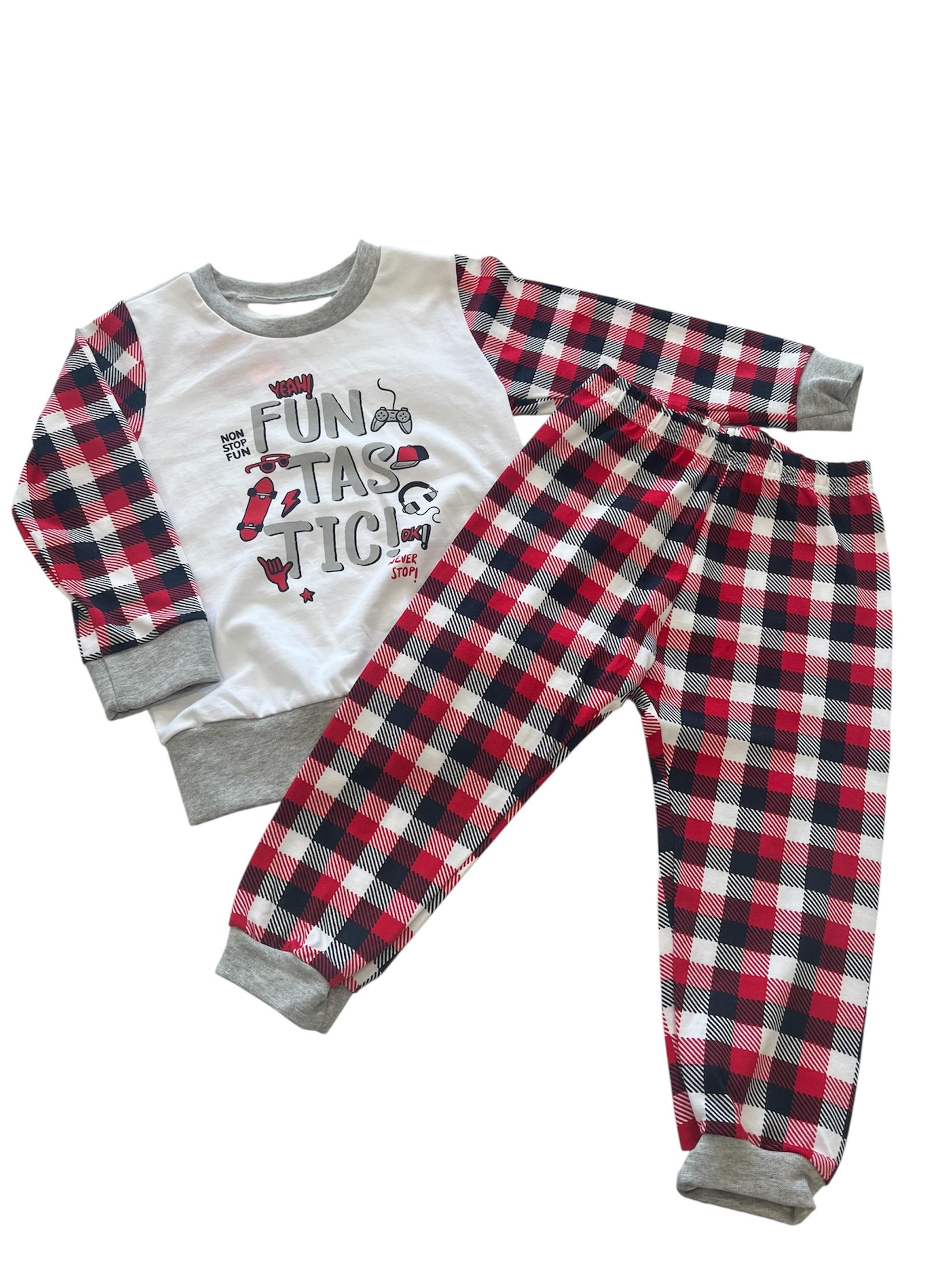 Jasmil Pidžama za bebe, Crvena