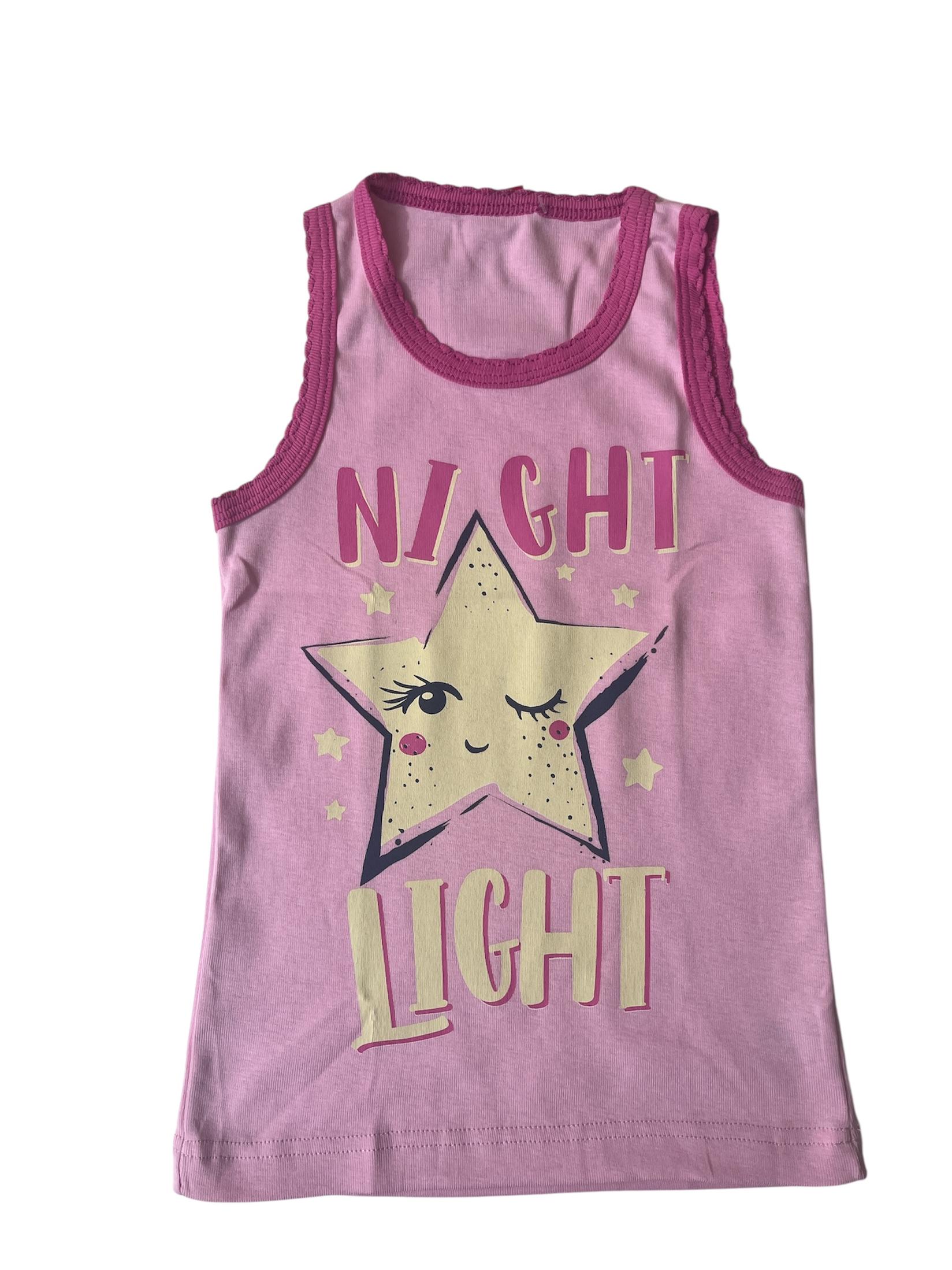 Jasmil Majica za devojčice bez rukava, Svetloroze