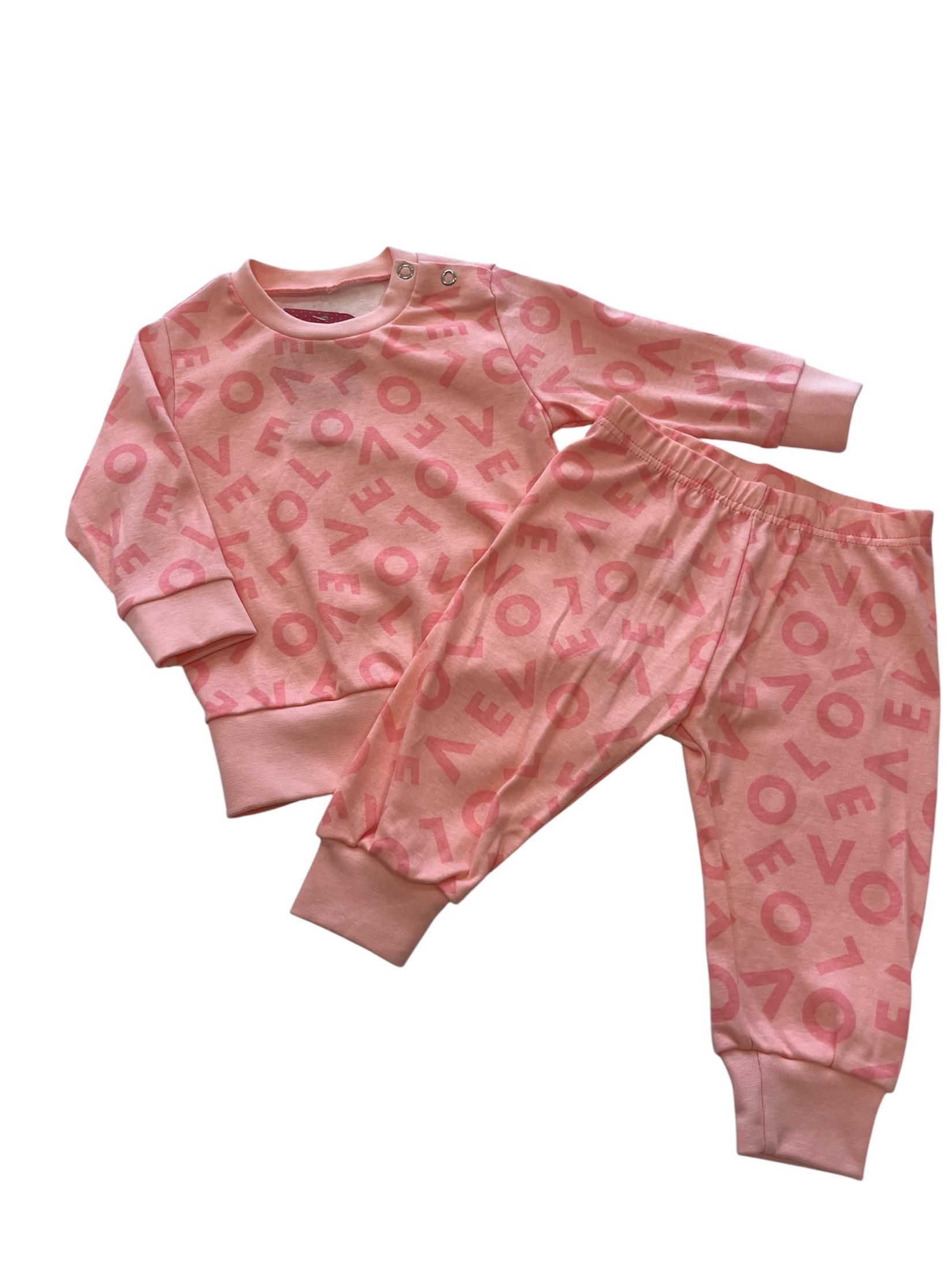 Jasmil Pidžama za bebe, Roze