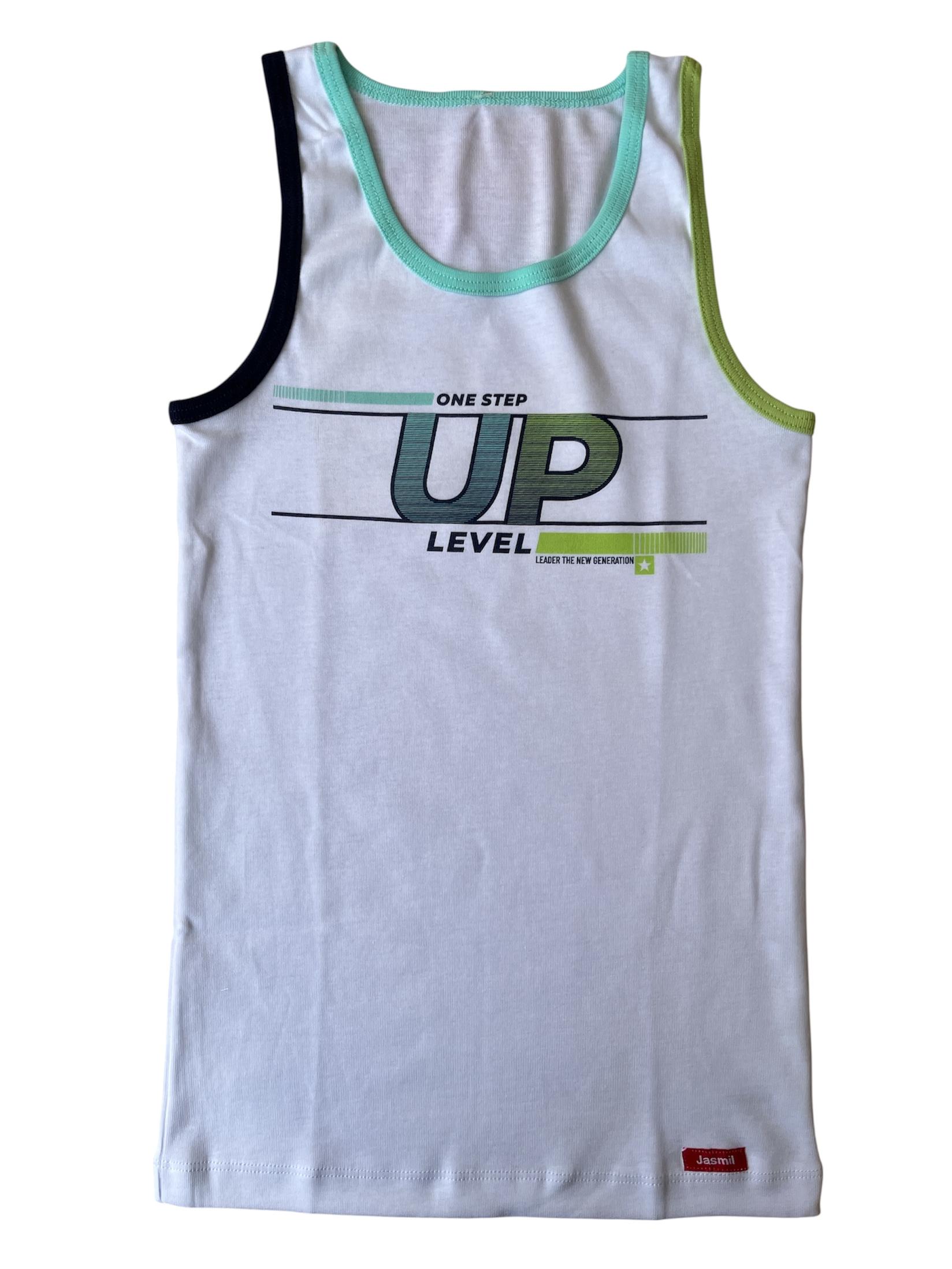 Jasmil Majica za dečake bez rukava, Bela