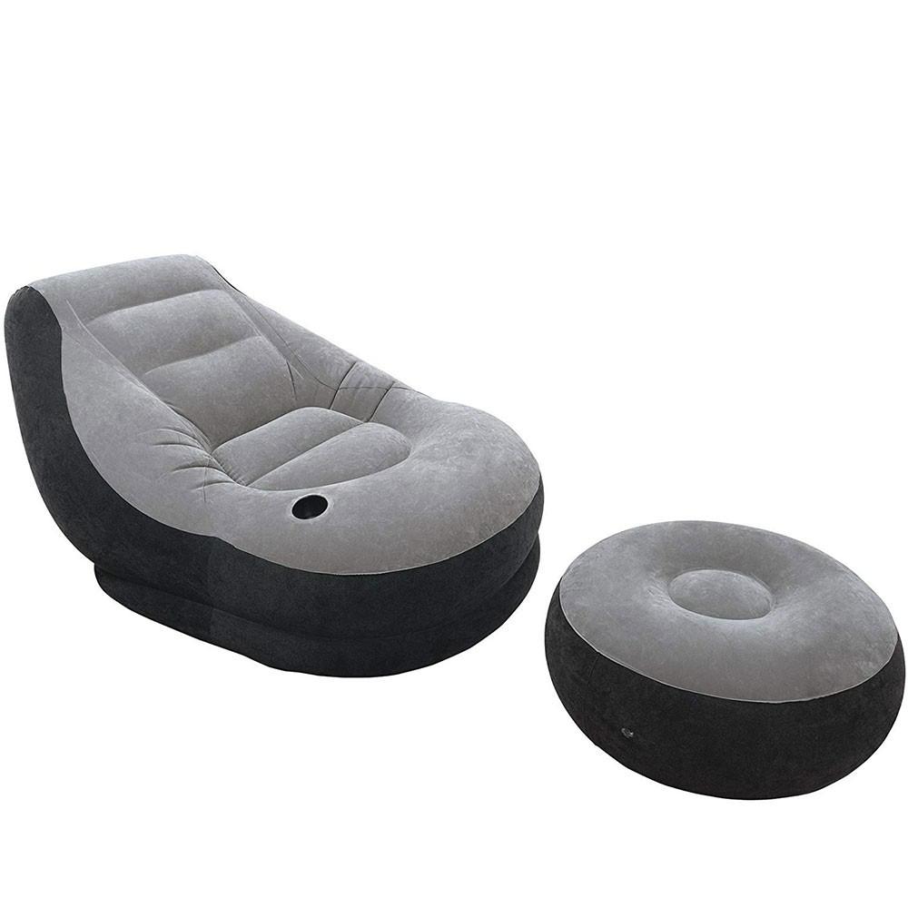 INTEX Fotelja sa tabureom 102x137x79cm Ultra Lounge