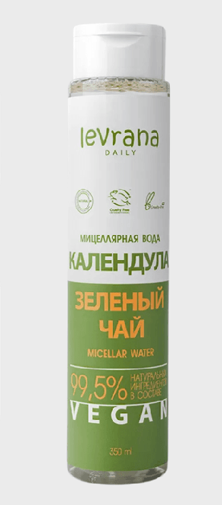 LEVRANA Micelarna voda Neven i zeleni čaj, 350 ml
