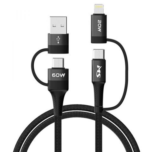 MSI Kabl USB-A 2.0/C na USB-C/L, 1m, crni