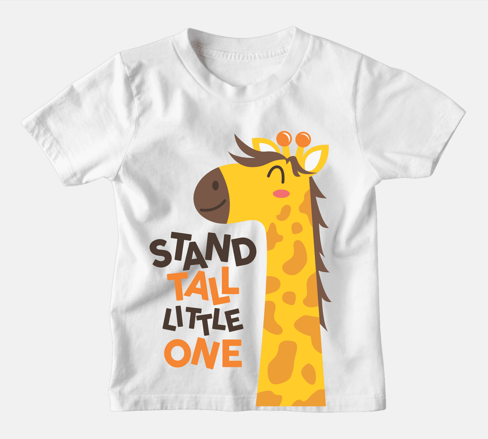 Mafimi Majica za dečake Žirafa, Bela