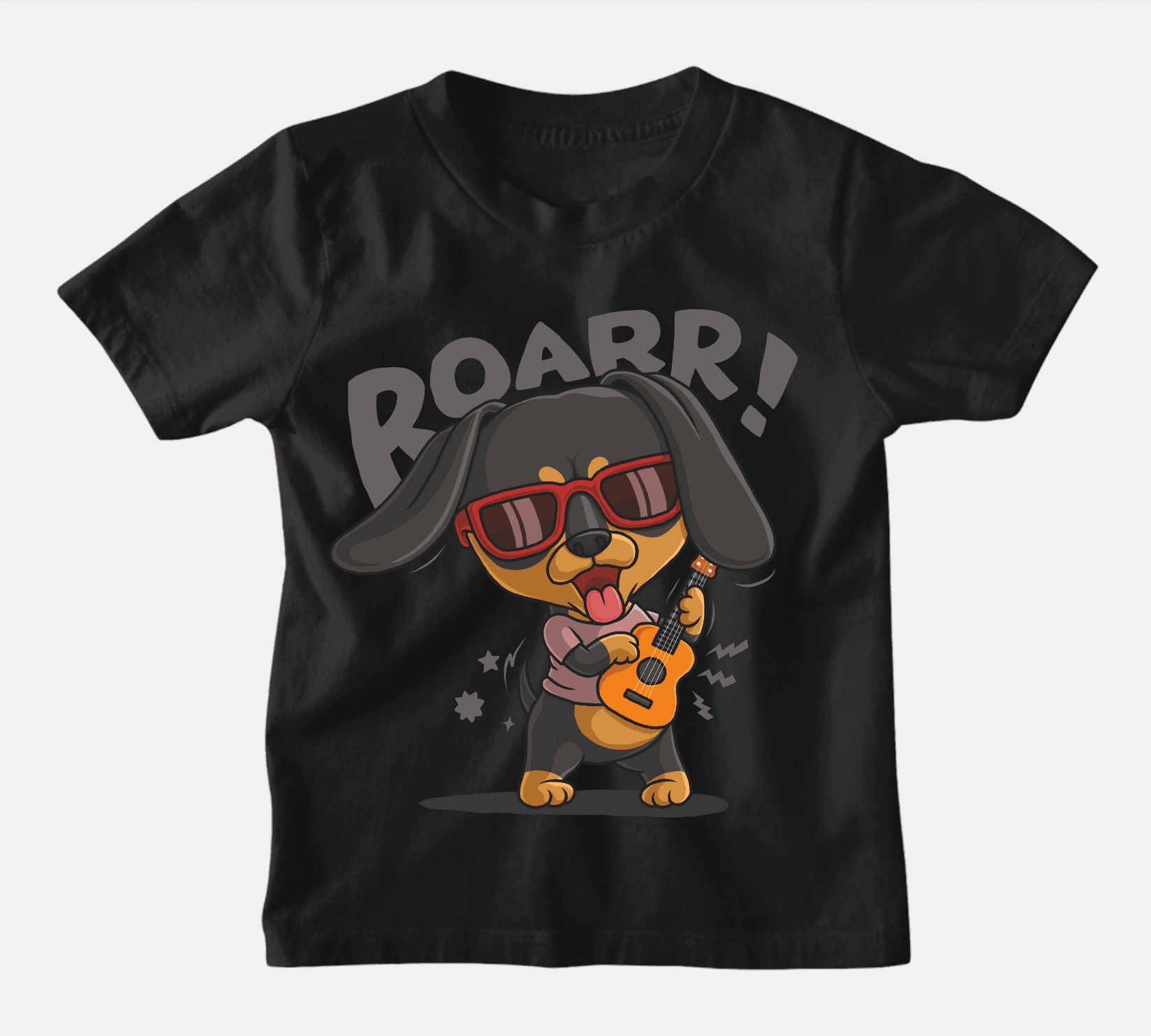Mafimi Majica za dečake Roar, Crna