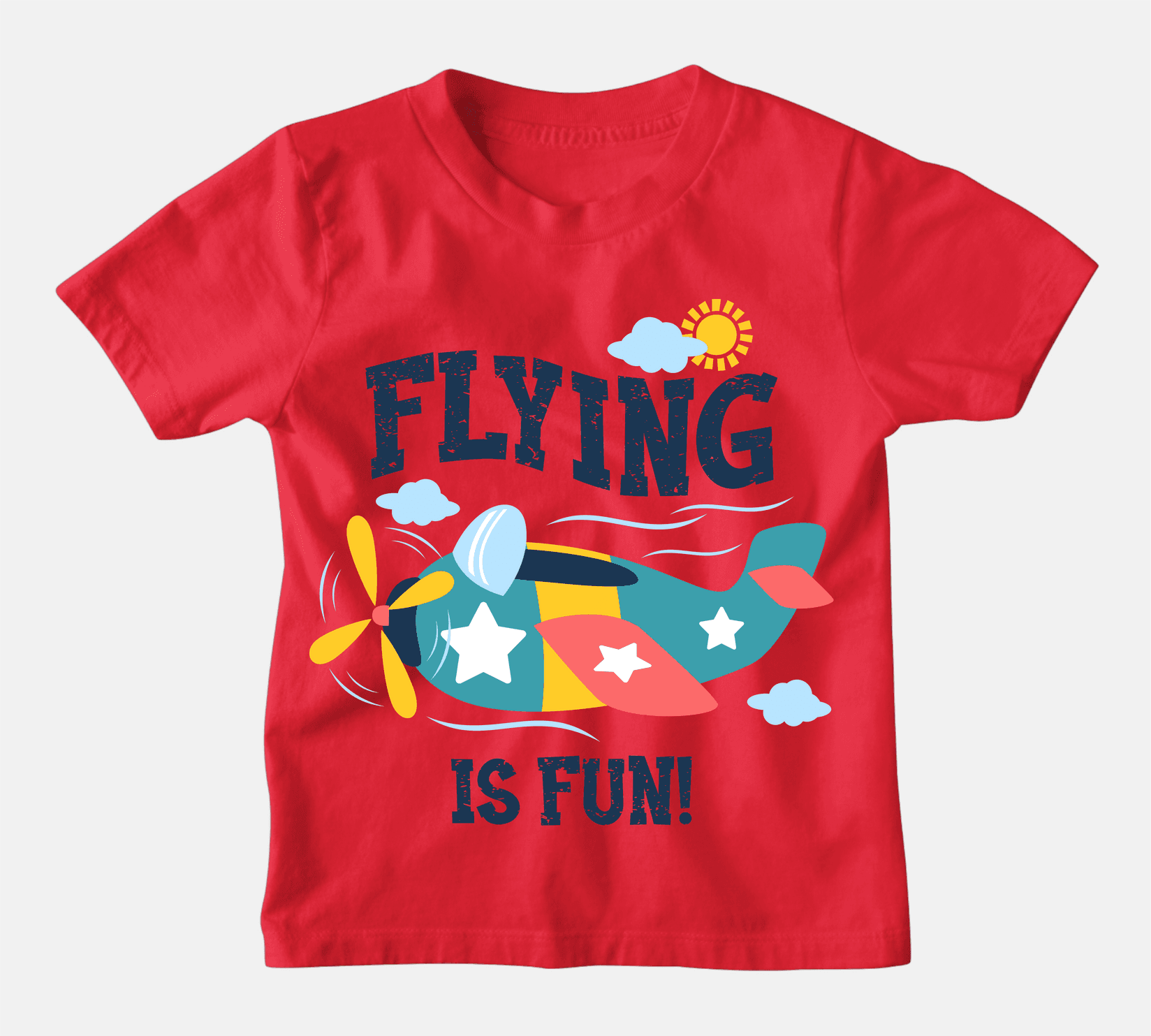 Mafimi Majica za dečake Flying, Crvena