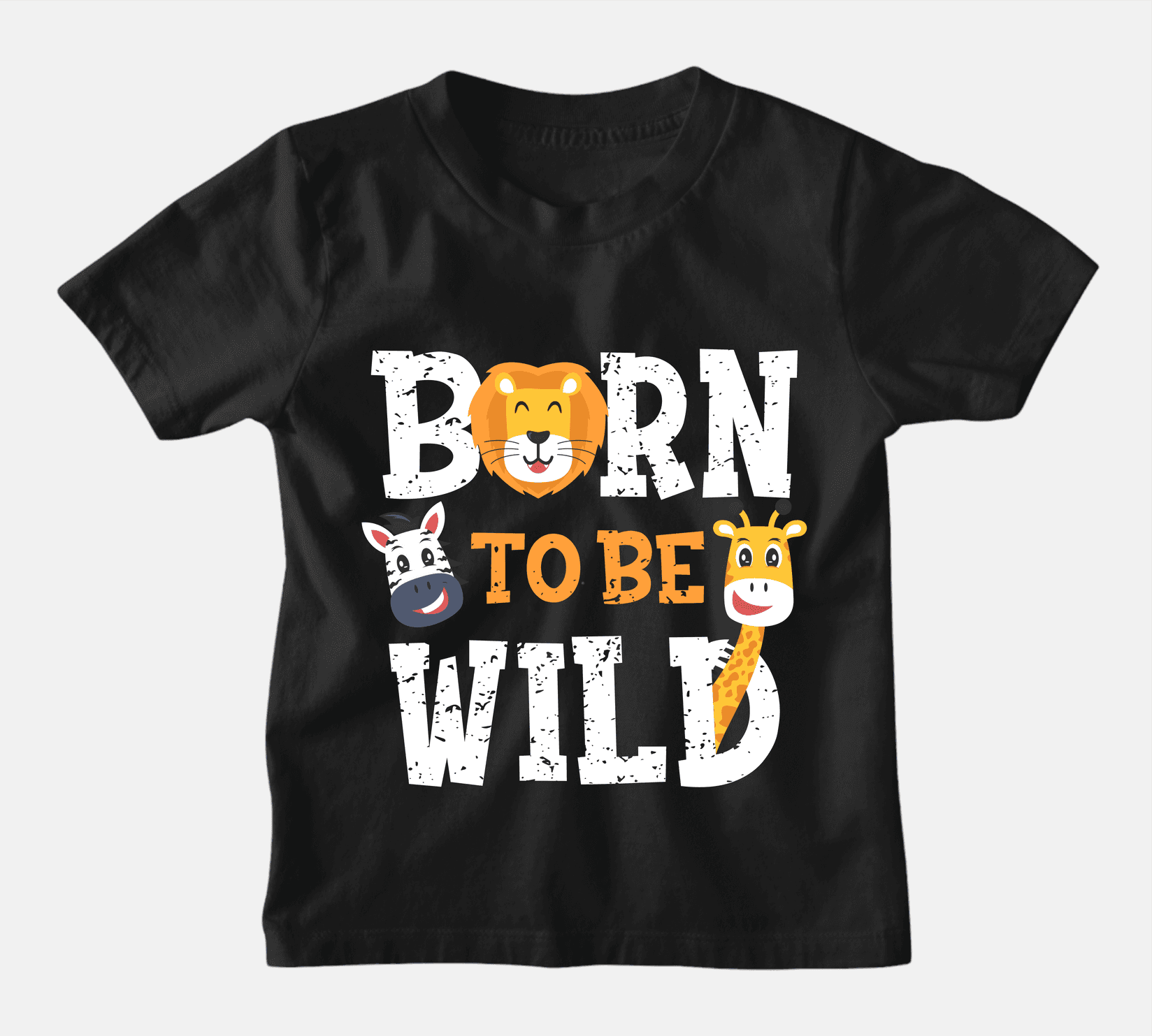 Mafimi Majica za dečake Born to be wild, Crna