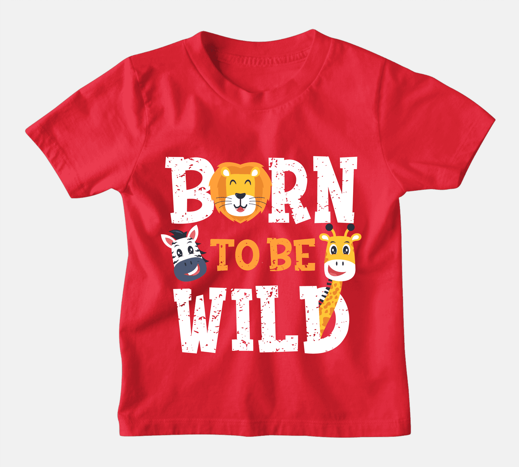 Mafimi Majica za dečake Born to be wild, Crvena