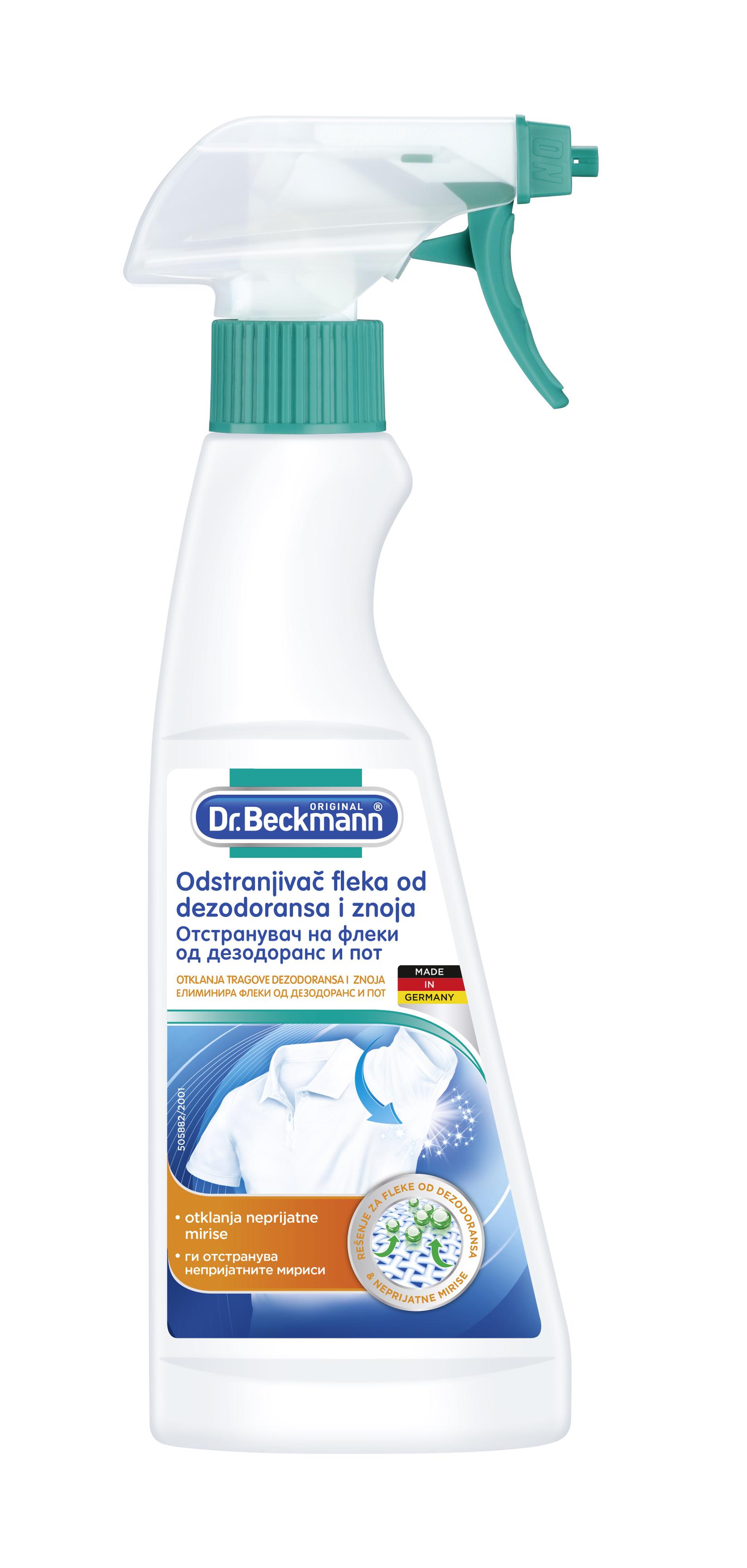 Dr.Beckmann Odstranjivač fleka od dezodoransa i znoja, 250ml