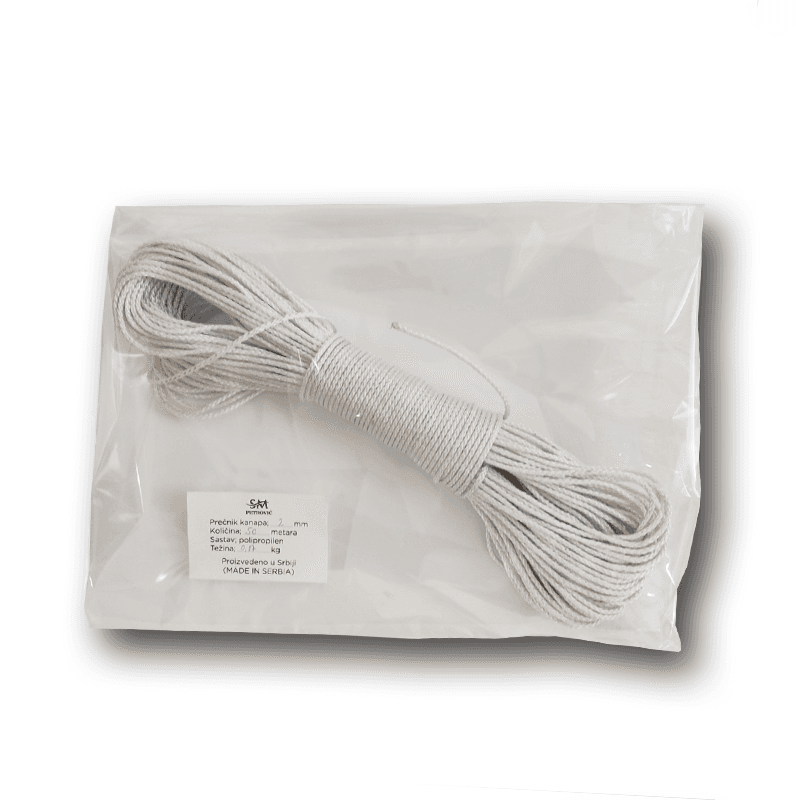SM PETROVIĆ Kanap polipropilen 2mm, 50m, Beli