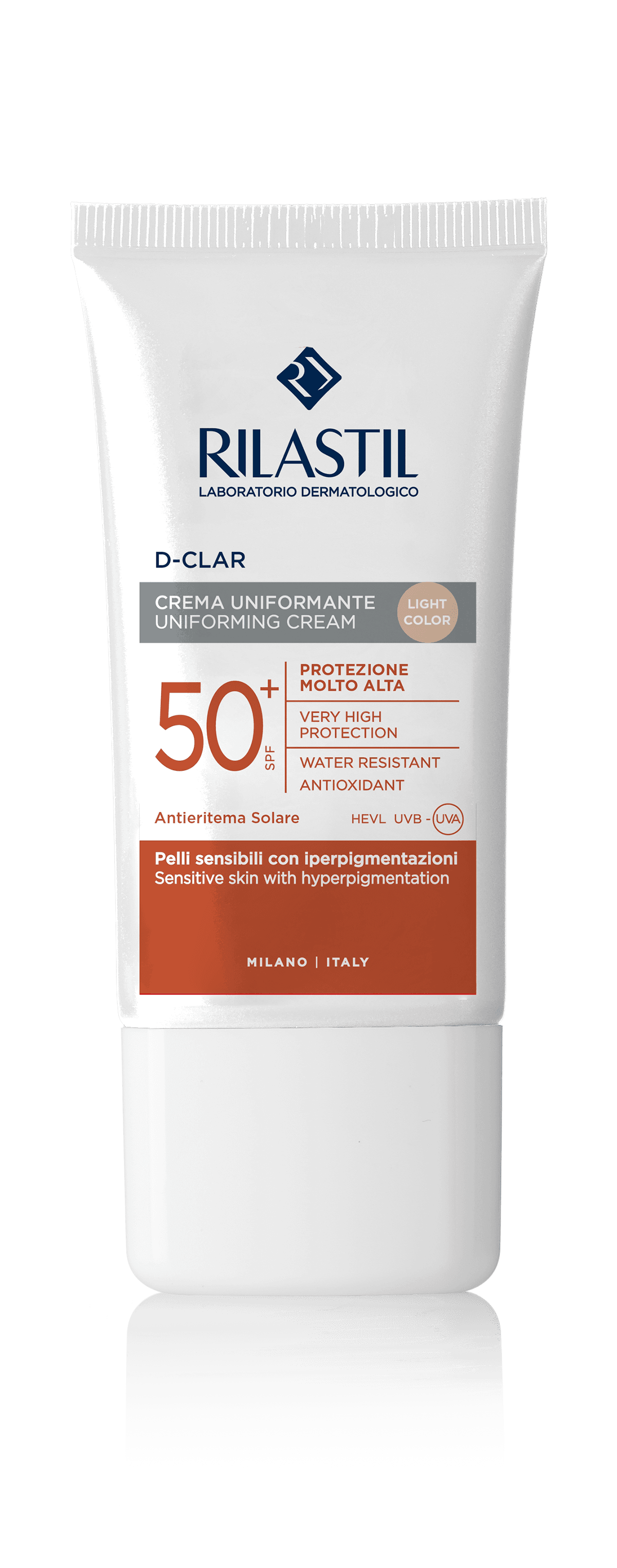 RILASTIL Tonirana krema za sunčanje Light SPF 50+ D-CLAR 40ml