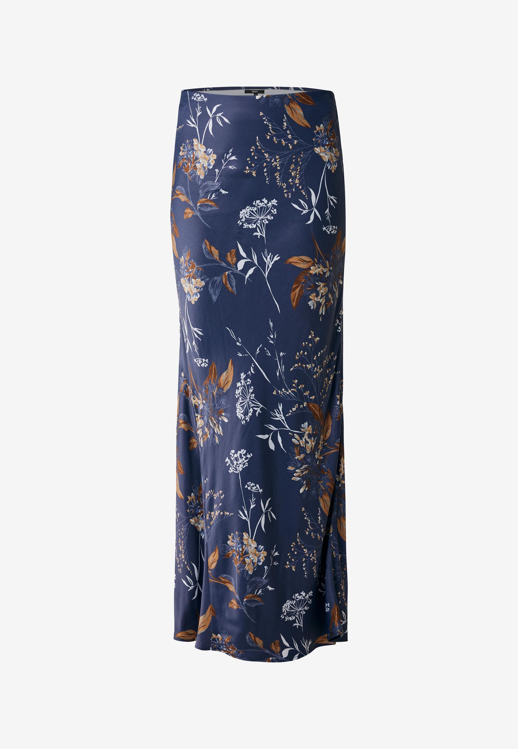 MEXX Ženska suknja, Cvetna, Teget