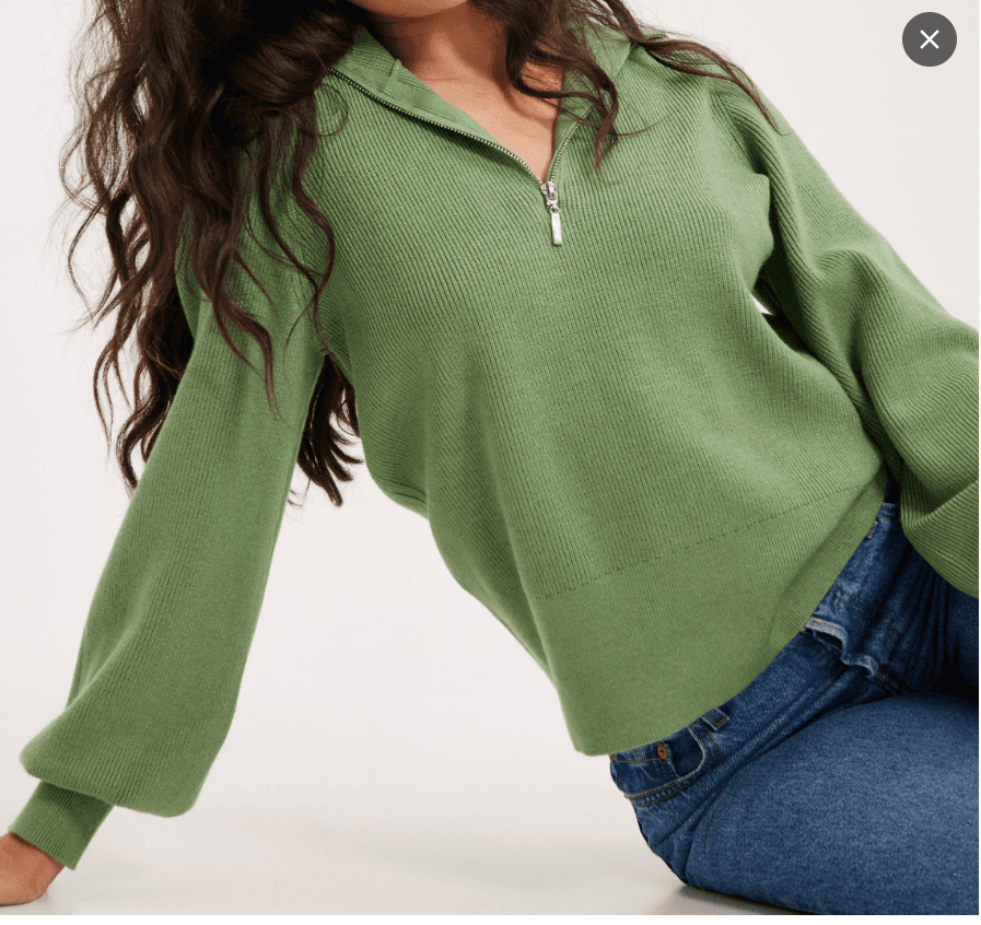 YAS Ženski pulover, Zeleni