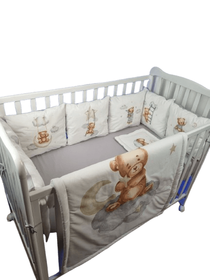 OBLAČIĆ Posteljina za krevetac, 12x60, Bež